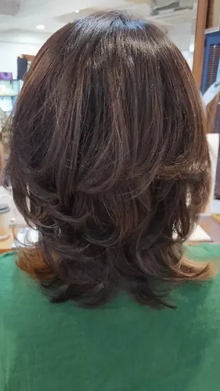 ミディアム ✂デザインカット🐟 高評価✂戸崎俊成✂のヘアスタイル