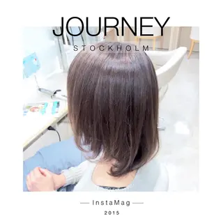 ミディアム セミロング カラー Lyhair🦊🎀 AKIのヘアスタイル
