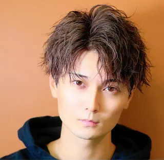 カラー パーマ メンズ トレンドパーマ‼️ NAOKI💥のヘアスタイル