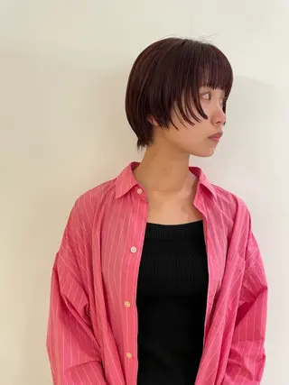 ショート カラー 【吉祥寺】ショート/ レイヤーボブ/ryoのヘアスタイル