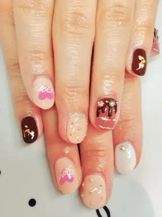 ショート ネイル nailist cocoのネイルデザイン