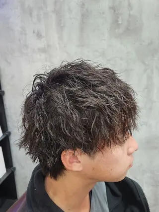 パーマ 🇰🇷ダウンパーマ 毛流れヘア🪽藤原のヘアスタイル