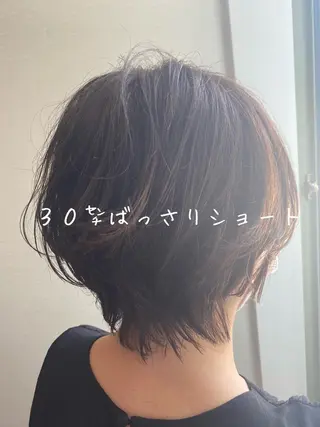 ショート カラー NOPPO 和泉市 美容室/奥村 飛鳥のヘアスタイル