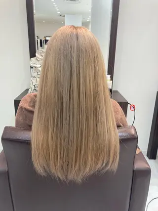 ロング カラー グランアージュ ネオ所属・Ryu/ハイトーン/ デザイン/髪質改善のヘアスタイル