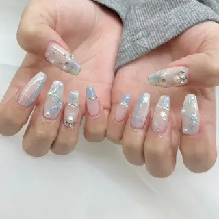 ロング ネイルJaol 池袋のネイルデザイン