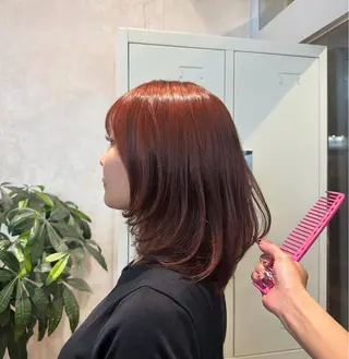 ミディアム カラー ANNA🎀 杏菜のヘアスタイル