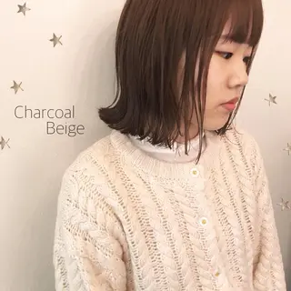 カラー 市川 千夏のヘアスタイル