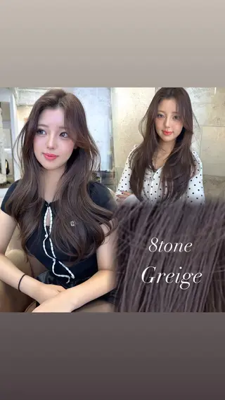 ロング 荻野 峻輔/レイヤー /透明感カラーのヘアスタイル