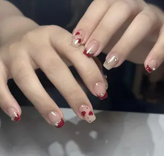 ネイル By moonネイル 🌷ワンホン/韓国風のネイルデザイン