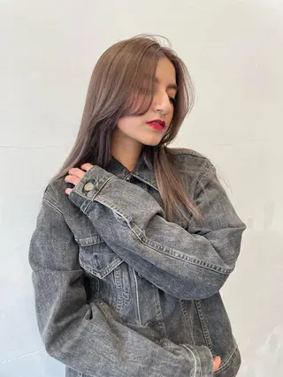 ロング カラー パーマ ヘアアレンジ メンズ キッズ ネイル マツエク・マツパ アイブロウ 艶ハイトーン/ヘア アレンジAYAKAのヘアスタイル