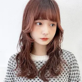 セミロング カラー 🧴カワバタ🧴 /暖色/髪質改善のヘアスタイル