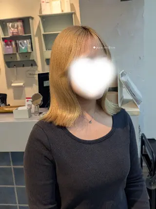 ミディアム 🏹MIYU￤抜け感 ×柔らかカラーのヘアスタイル