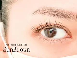 マツエク・マツパ Sun Brown サンブラウンのネイルデザイン