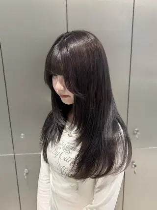 ロング カラー ユウカ 千葉駅 @lei_yuukaのヘアスタイル