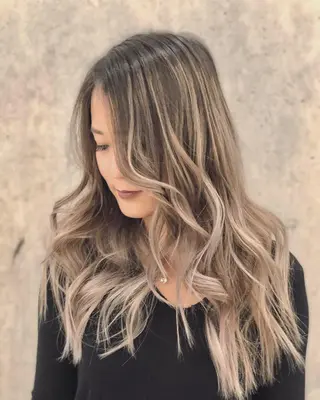 ロング カラー ハイトーン×髪質改善 KENTAのヘアスタイル