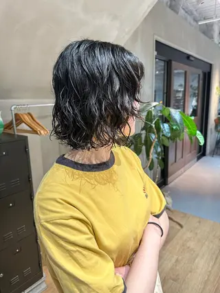 ショート パーマ Nikiita リコのヘアスタイル