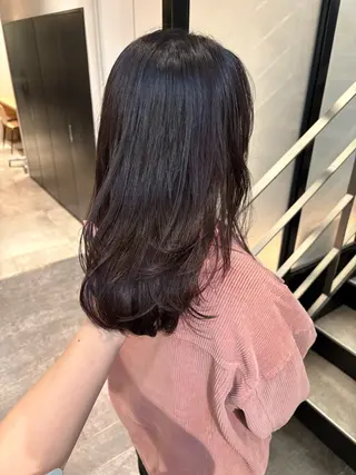 ミディアム カラー mao | 柔らか艶カラー🫧のヘアスタイル