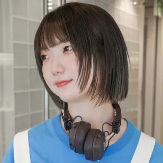 ショート カラー ボブ特化美容師/ ボブパーマ/ミツイのヘアスタイル
