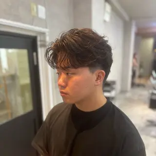ショート パーマ メンズ SAKURA    gifu所属・メンズ/扱いやすい髪 /毛流れ/大城聖瑠のヘアスタイル