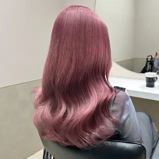 セミロング カラー ヘアアレンジ mai🍑暖色カラー /レイヤー💖のヘアスタイル