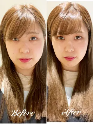 ロング 吉田 瑛美のヘアスタイル
