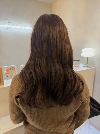 セミロング カラー 🎀髪質改善/艶髪/ 艶カラー🎀浅田涼風のヘアスタイル