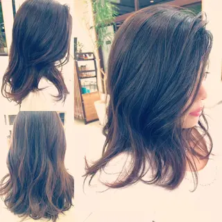 セミロング Hair VERDEのヘアスタイル