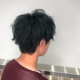 ショート カラー メンズ 茂木 結希のヘアスタイル