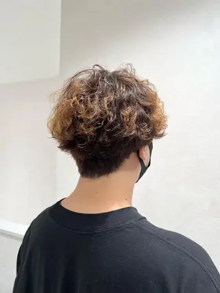 パーマ メンズ 瀬野凌介/メンズ カット/パーマのヘアスタイル