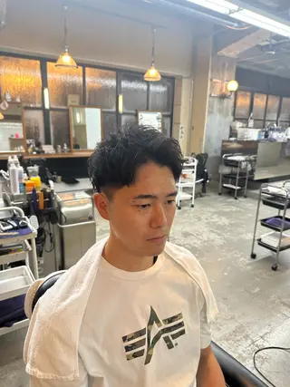 ミディアム メンズ モチヅキ タツキのヘアスタイル