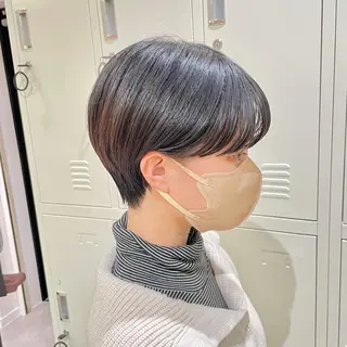 ショート カラー ショート/ボブ/ 透明感カラー/ほのかのヘアスタイル