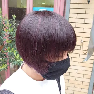ショート カラー ヘアアレンジ 🐺デザインウルフ / 一ノ瀬 凌🐺のヘアスタイル