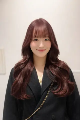 カラー 🥀韓流暖色ヘア 🥀yuzukiのヘアスタイル