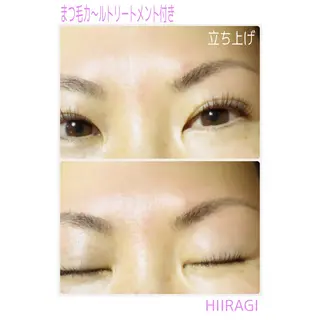 マツエク・マツパ 美容室 HIIRAGIのマツエク・マツパデザイン