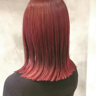セミロング カラー 𝑺𝒂𝒌𝒊 🩶マンツーマン施術のヘアスタイル
