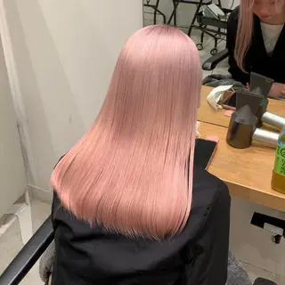 ミディアム カラー れい🫧 ハイトーン特化のヘアスタイル
