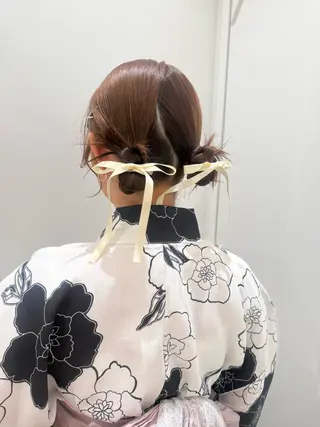 ヘアアレンジ 艶髪/ハイトーン ️🫧rino🫧のヘアスタイル