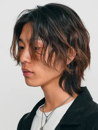 ミディアム メンズ fifth/原宿/ シャドウパーマ/カズのヘアスタイル