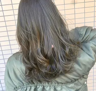 ロング カラー ⛄️冬の透明感 カラー⛄️大西のヘアスタイル