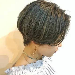 ショート カラー [店長]加地 峻のヘアスタイル