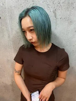 セミロング カラー パーマ ヘアアレンジ メンズ キッズ ネイル マツエク・マツパ アイブロウ ブリーチ　ハイトーン 特化🌈フジタハルキのヘアスタイル