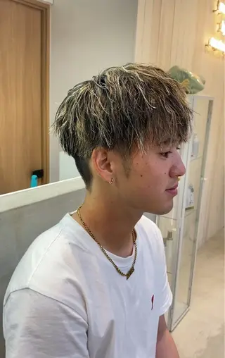 カラー パーマ メンズ メンズ特化 美容師misakiのヘアスタイル