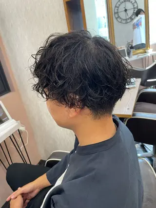 パーマ メンズ Agu hair chocolat 梅田2号店【アグ ヘアー ショコラ】所属・髪質改善/縮毛矯正/ 梶原陸のヘアスタイル