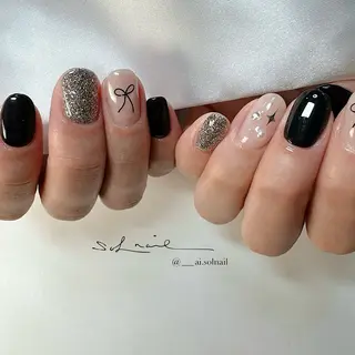 ネイル 🍃伏見 / soL nail / aiのネイルデザイン