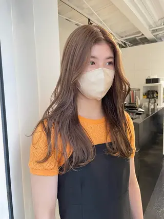 ロング カラー パーマ ヘアアレンジ メンズ キッズ ネイル マツエク・マツパ アイブロウ 艶ハイトーン/ヘア アレンジAYAKAのヘアスタイル