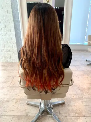 ロング NUMBER天王寺 ほたる⭐️のヘアスタイル