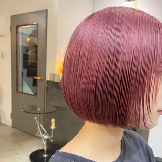 ショート カラー タマキ/ パーマ/Wカラーのヘアスタイル