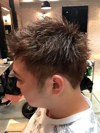 ショート カラー 縮毛矯正×髪質改善 店長　DAITOのヘアスタイル