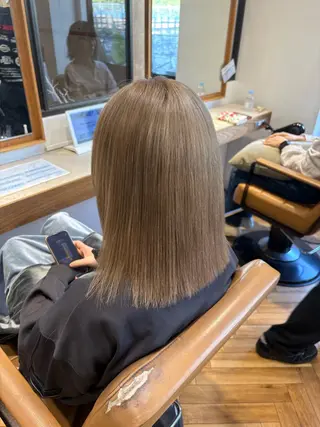 ミディアム カラー キョウスケ/レイヤー /ハイトーンのヘアスタイル