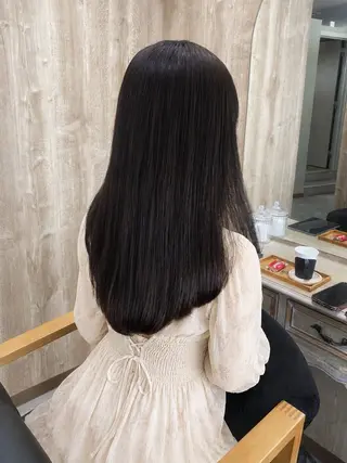 ロング 王道かわいい🤍ベー ジュカラー*里々花*のヘアスタイル